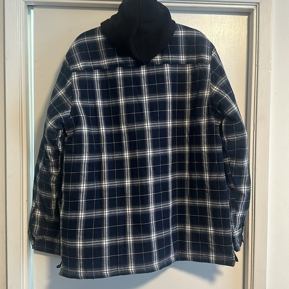 New No tag: The BC Clothing Co Quilted Plaid flannel shirt Men M - Picture 6 of 6